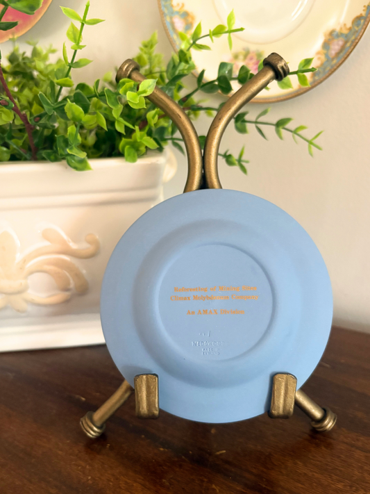Wedgwood Blue Round Trinket Dish