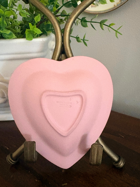 Wedgwood Pink Heart Trinket Dish