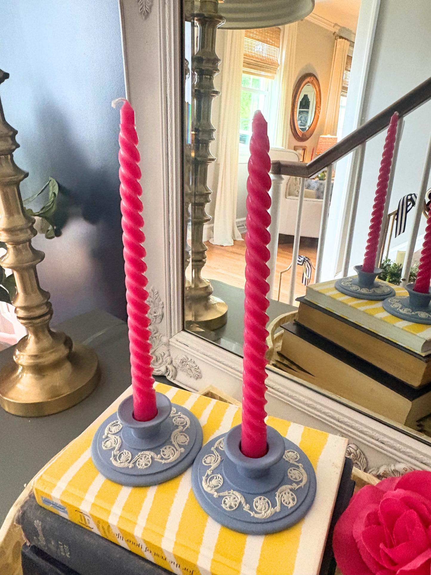 Wedgwood Blue Candleholders