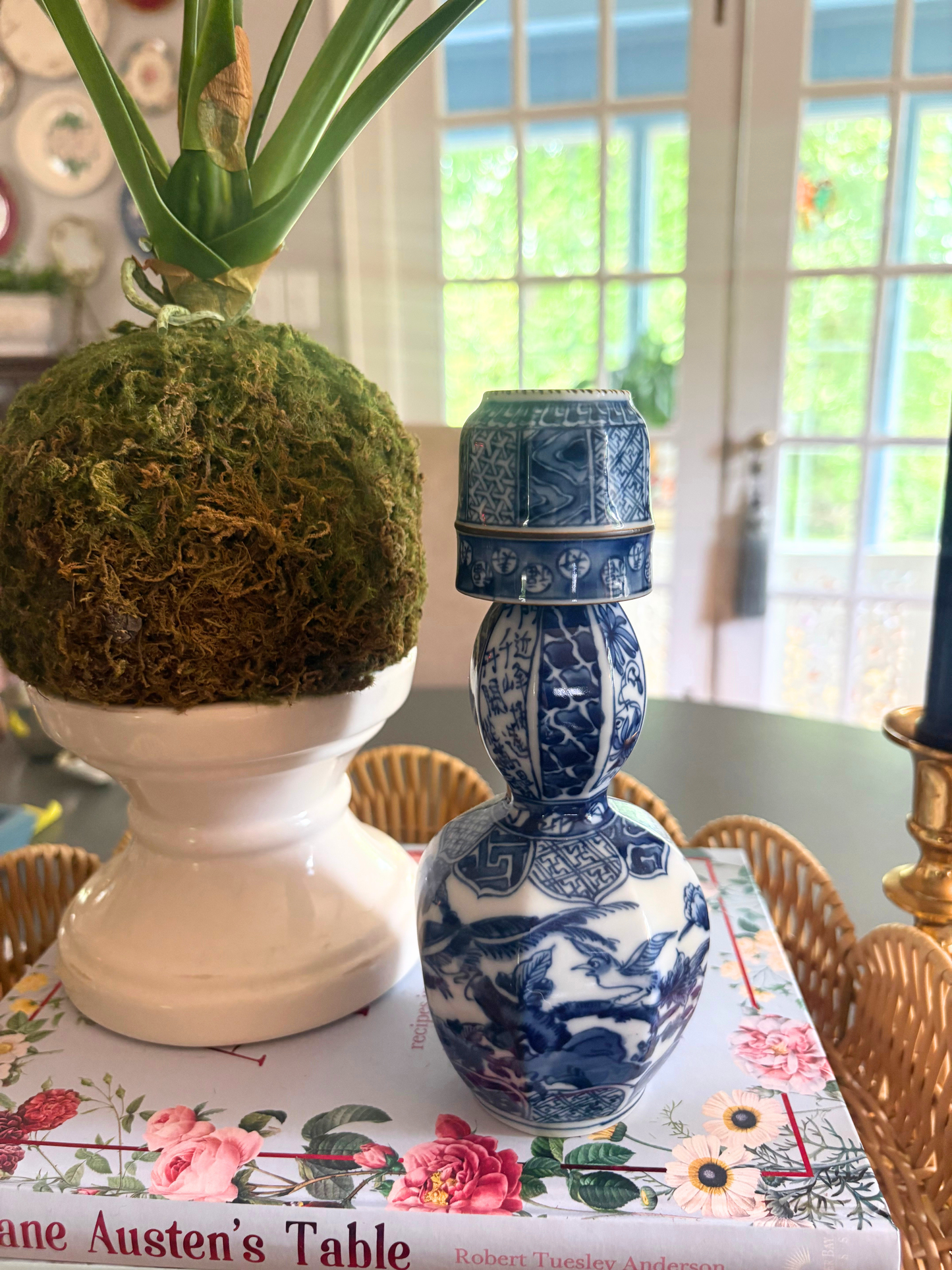 Blue & White Sake Set