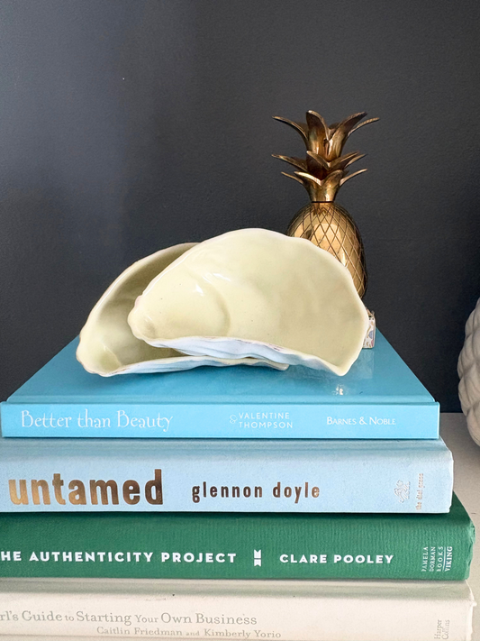 Oyster Shell Trinket Dish Set