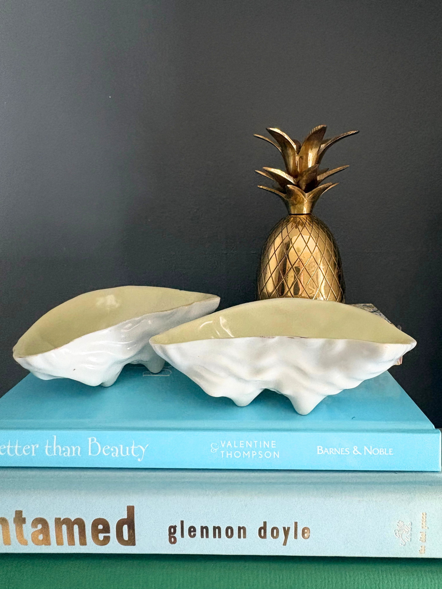 Oyster Shell Trinket Dish Set