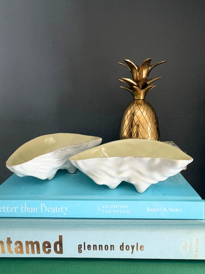 Oyster Shell Trinket Dish Set
