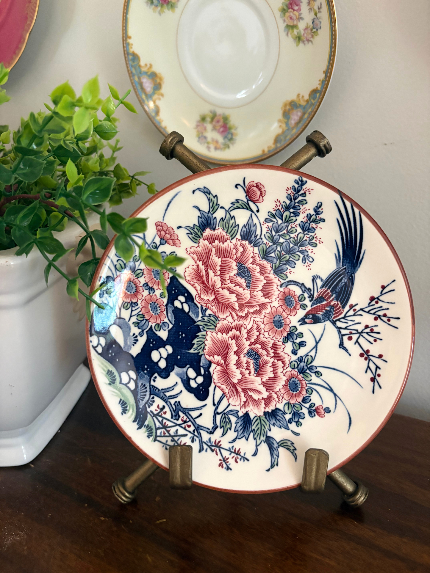 Rose Chinoiserie Plate