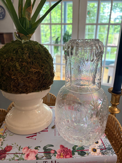 Irridescent Glass Decanter