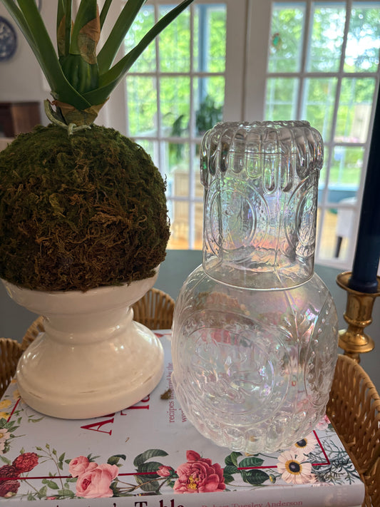 Irridescent Glass Decanter